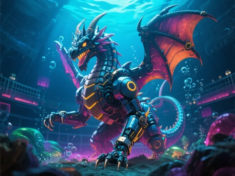 3D深海BOSS场景
